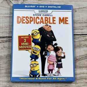 Despicable Me (Blu-ray/DVD, 2012, Includes‎ Digital HD Copy 3 Mini Movies